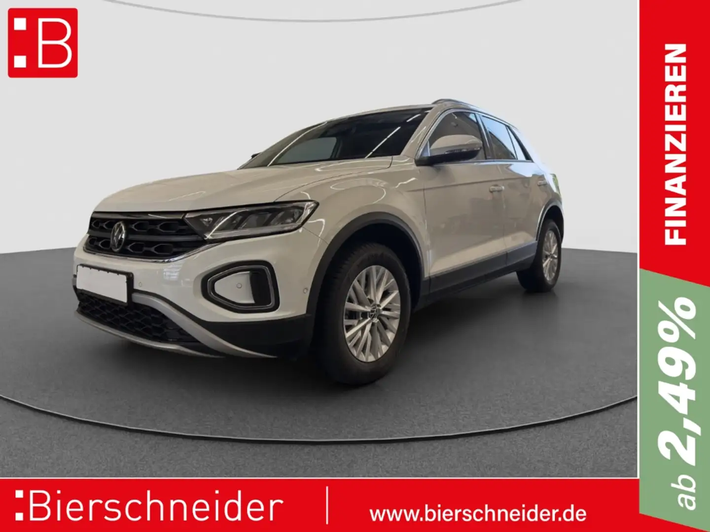 Volkswagen T-Roc 1.0 TSI Life NAVI LED SHZ PARKP Blanc - 1