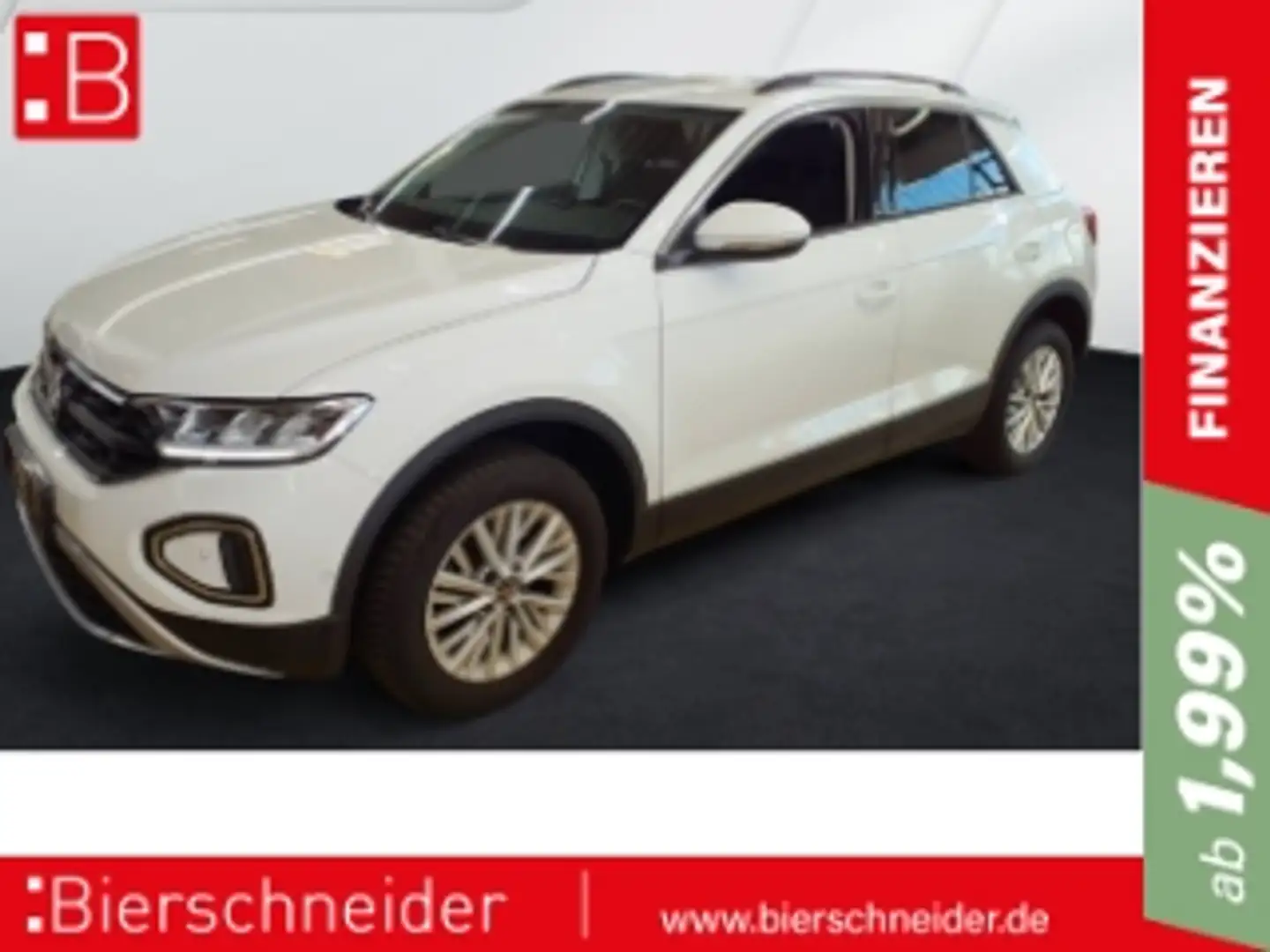 Volkswagen T-Roc 1.0 TSI Life NAVI LED SHZ PARKP Weiß - 1