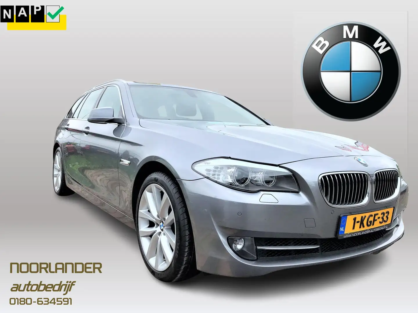 BMW 520 5-serie Touring 520i High Executive + Grigio - 1