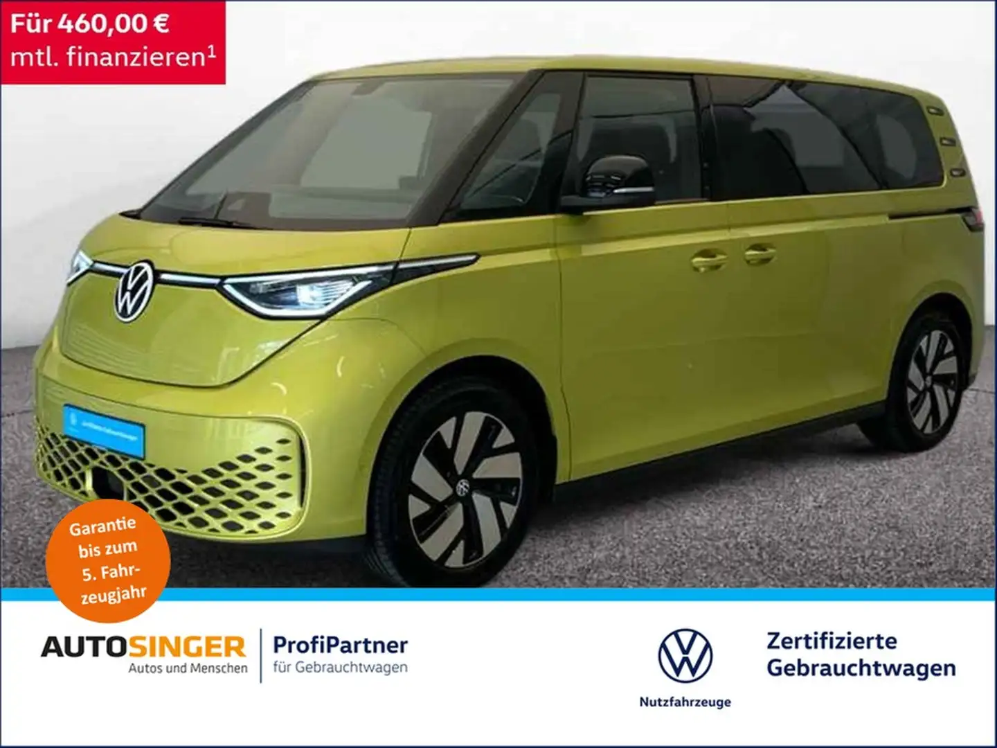 Volkswagen ID. Buzz ID.Buzz Pro LANG LR 7S *AHK*IQ-L*ACC*R-CAM*PDC* Jaune - 1