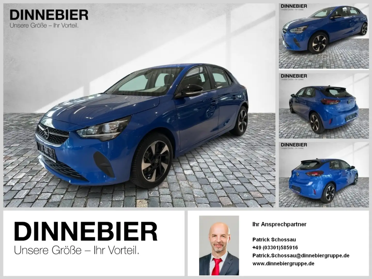 Opel Corsa-e Edition |*RFK*Sitzheiz*Tempomat*| SpurH Blau - 1