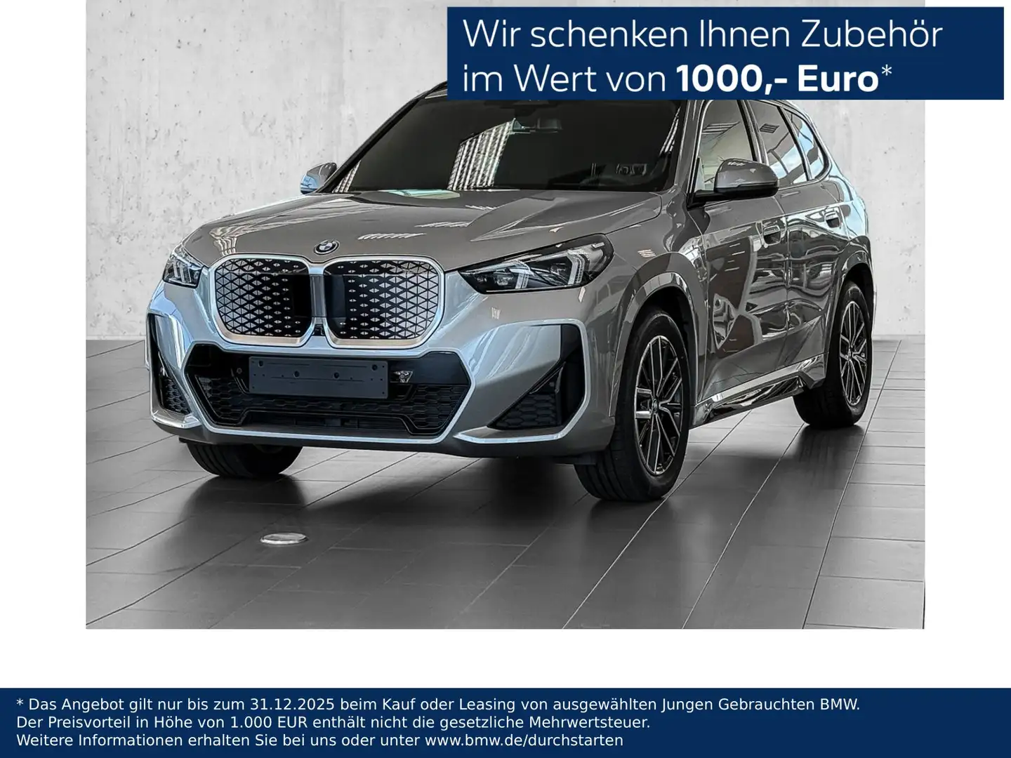 BMW iX1 eDrive20 MSport + H/K + PApl. + DAp. +Mem. Plateado - 1