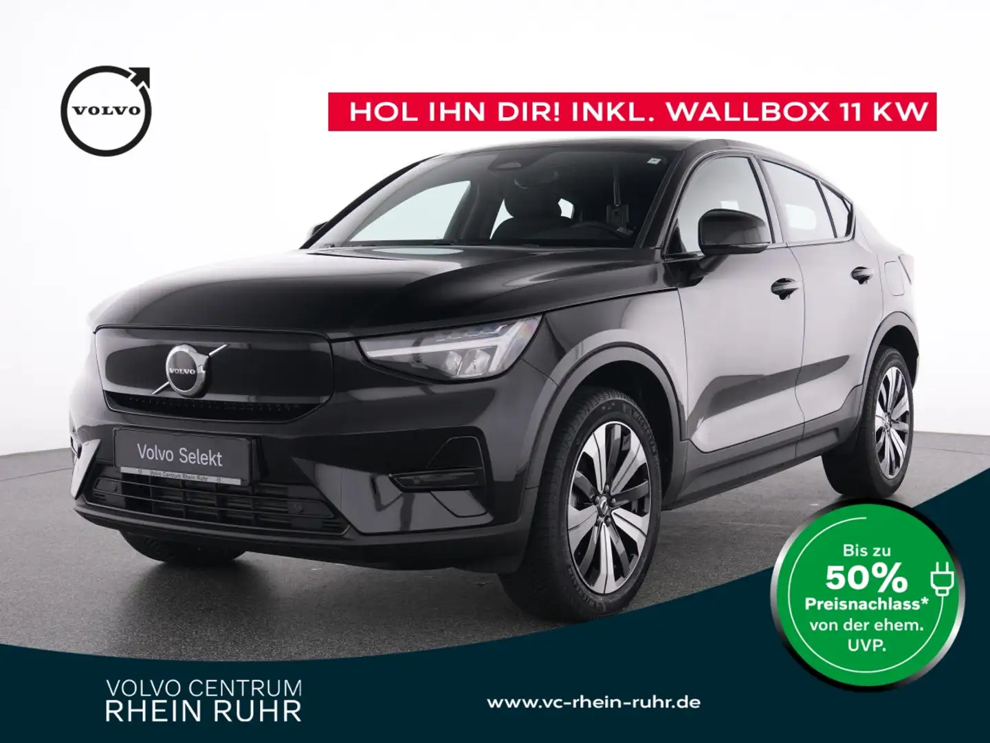 Volvo C40 PURE ELECTRIC Core +WINTERPAK+PANO+DAB+LED+19"+ Gris - 1