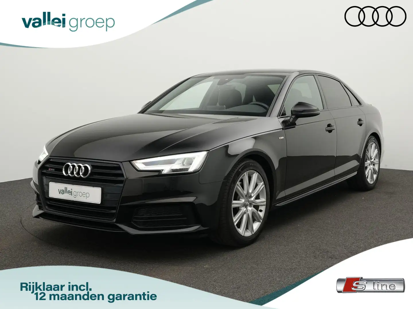 Audi A4 Limousine Sport S line 1.4 TFSI 110 kW / 150 pk S- Zwart - 1
