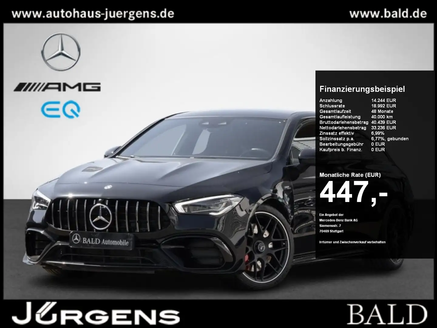 Mercedes-Benz CLA 45 AMG Shooting Brake CLA 45 S AMG 4M+ SB Aero Zwart - 1
