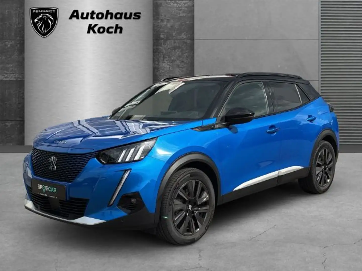 Peugeot 2008 Elektro GT Pack Blauw - 1