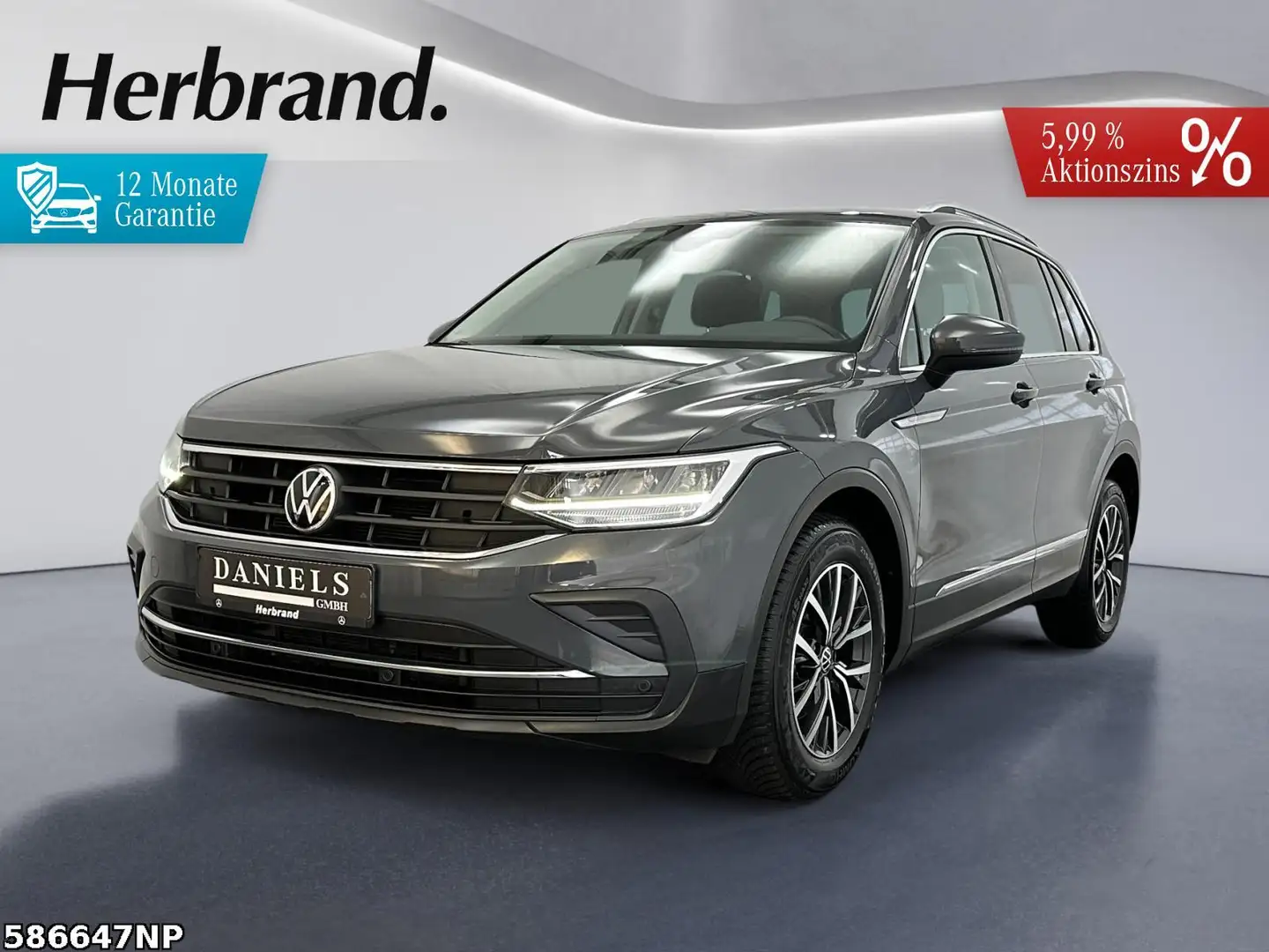 Volkswagen Tiguan Rückfahrkamera Carplay DAB+ Grau - 1