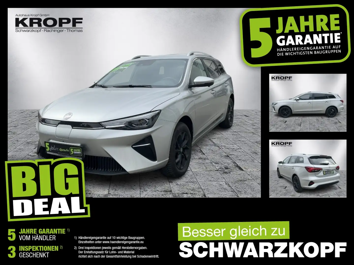 MG MG5 ** Maximal Luxury**  SpurH KeyLess LM Silber - 1