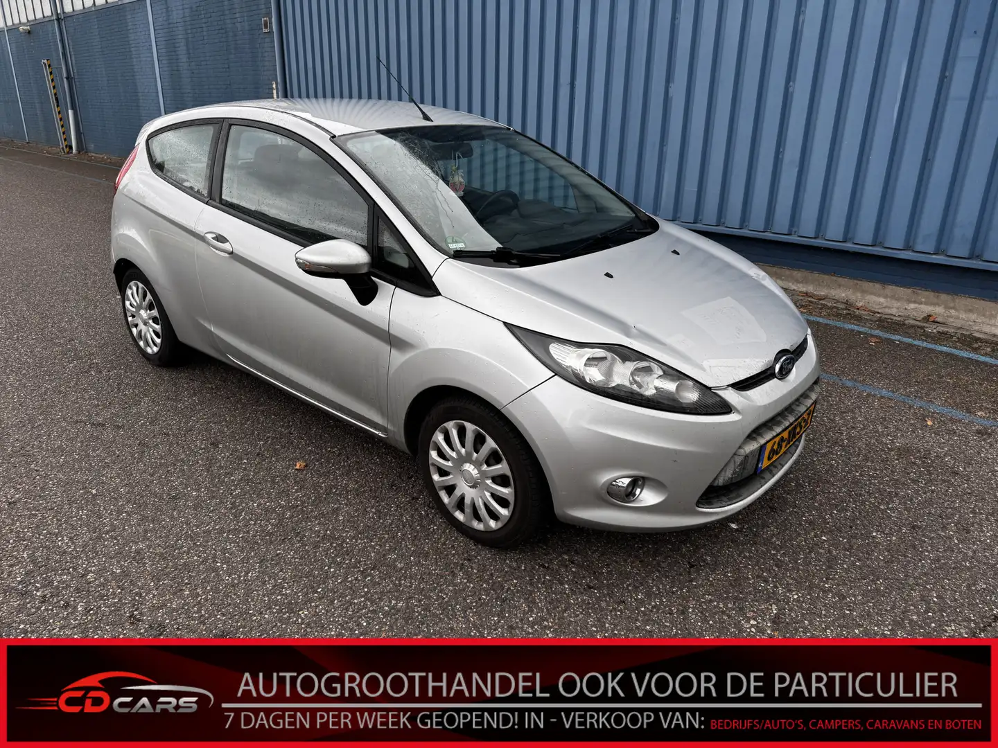 Ford Fiesta 1.6 TDCi ECOnetic Lease Trend Airco, Mistlamp, Rad Grijs - 1