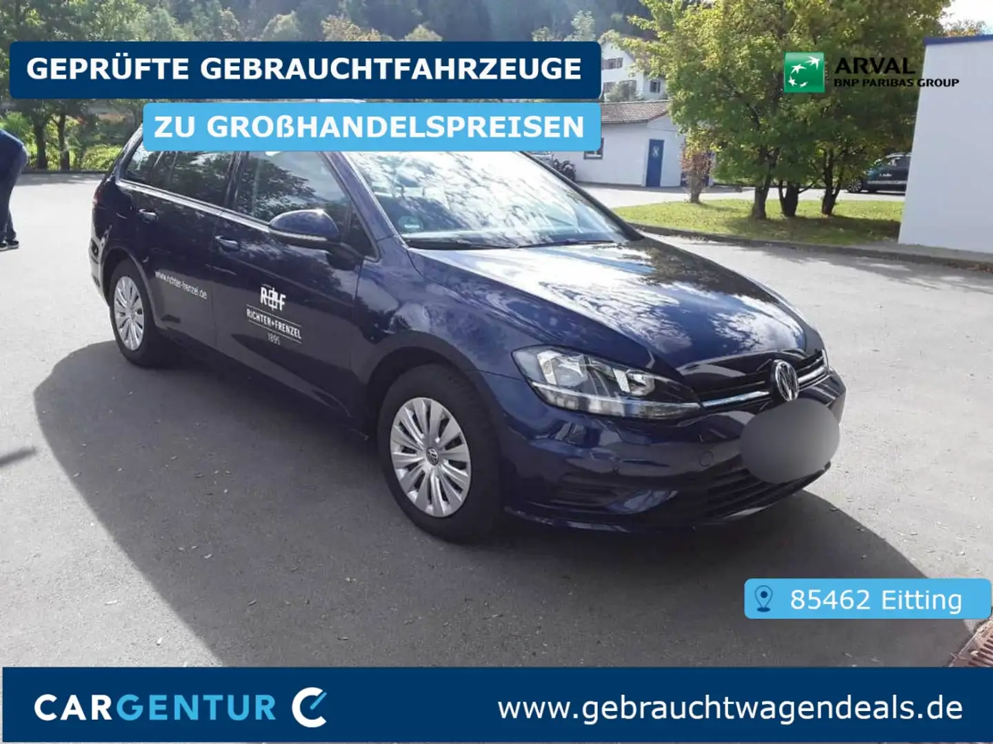 Volkswagen Golf VII 1.6 TDI Trendline Navi PDC Bleu - 1
