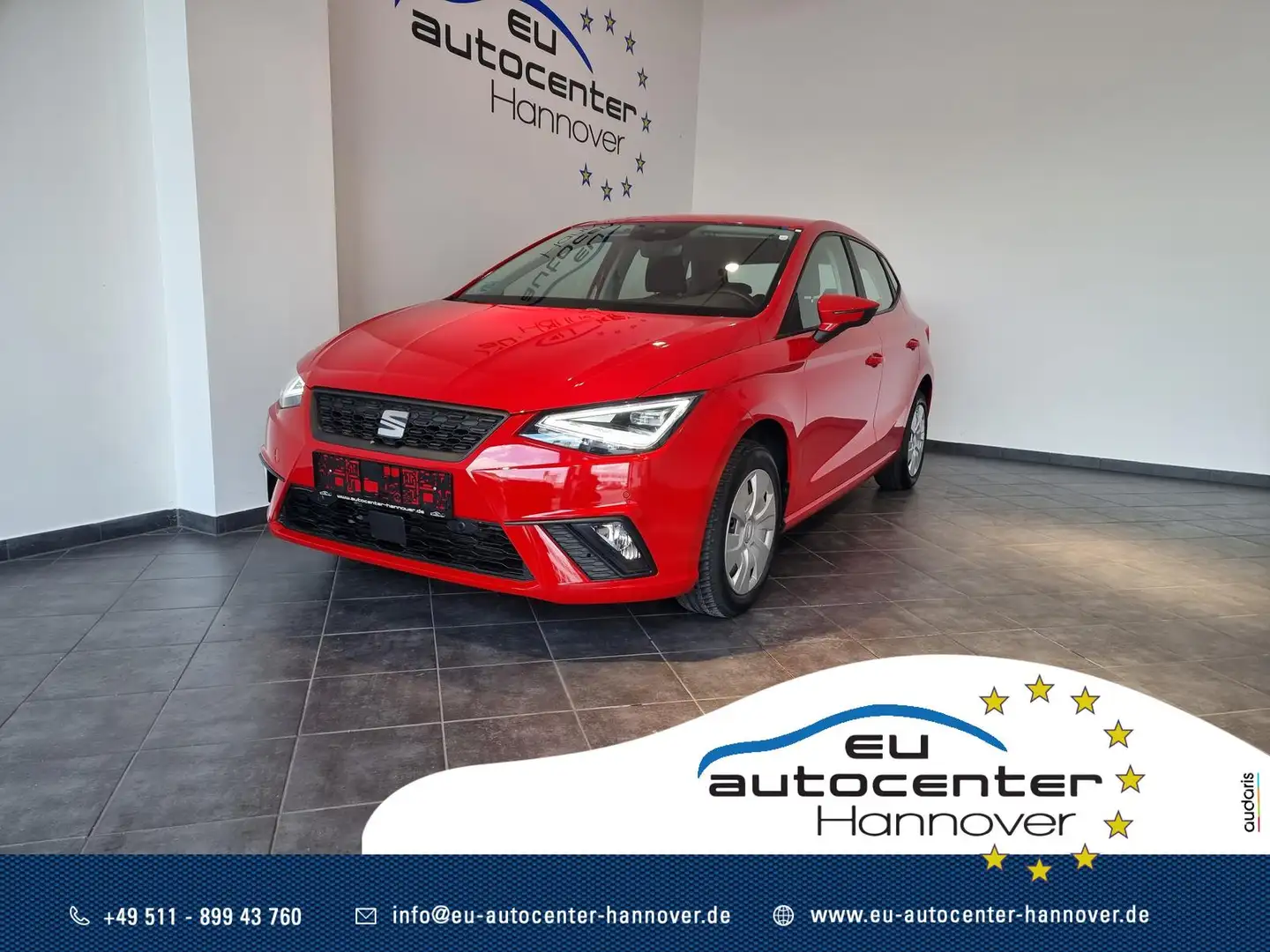SEAT Ibiza 1.0 Style Plus, LED,KLIMAAUT,RFK,Android,GJR Rot - 1
