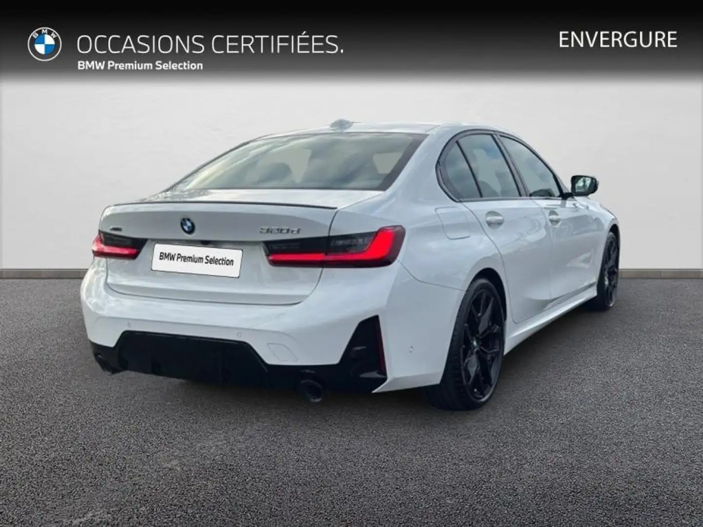 BMW 320 320dA xDrive 190ch M Sport Blanc - 2