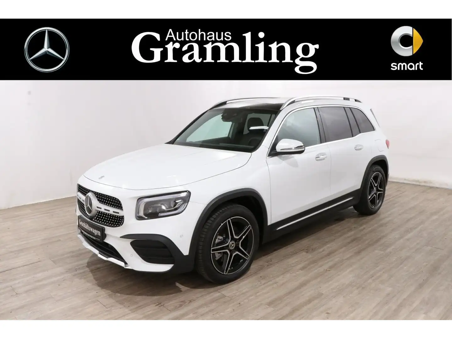Mercedes-Benz GLB 220 d 4M AMG Pano*AHK*Distr*MULTIBEAM*Kamera Weiß - 1