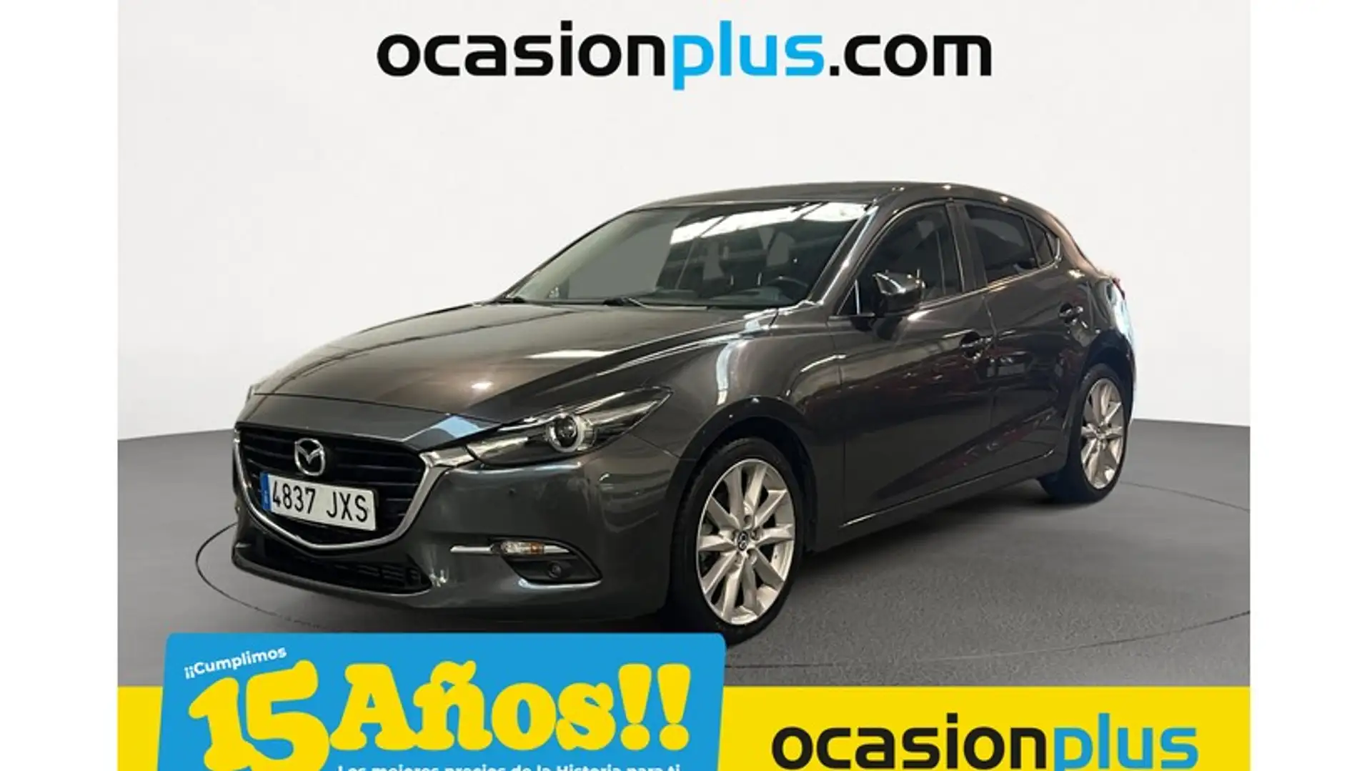 Mazda 3 2.2 Luxury Navegador Aut. 110kW Gris - 1