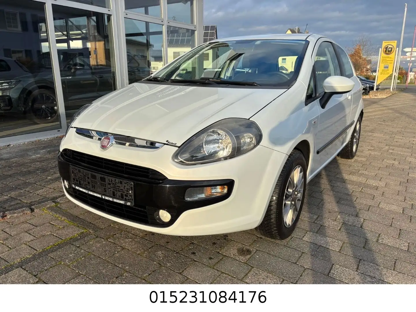 Fiat Punto Evo MyLife+Klima+Garantie+Tüv Neu+2 Hand Weiß - 1