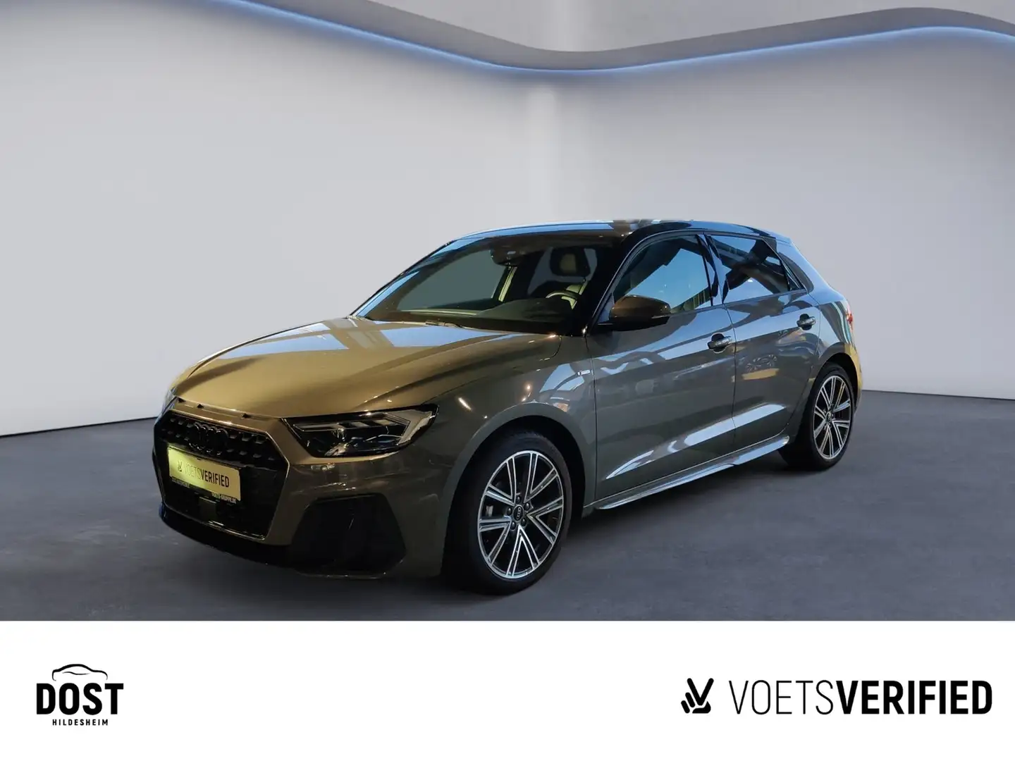 Audi A1 Sportback 25 TFSI S line LED+PDC+SHZ Gris - 1