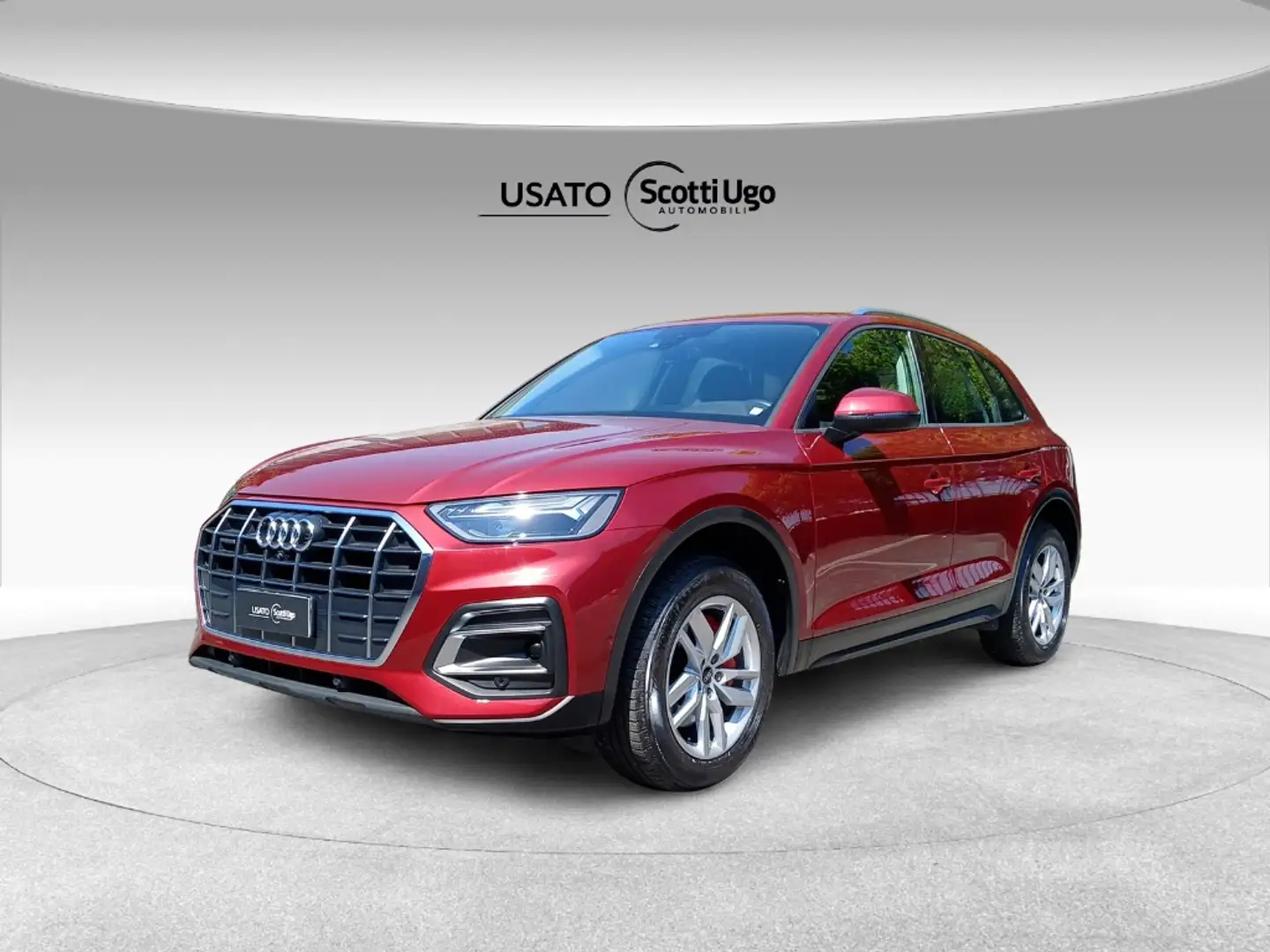 Audi Q5 40 2.0 tdi mhev 12V Business Advanced quattro s-tr Rosso - 1