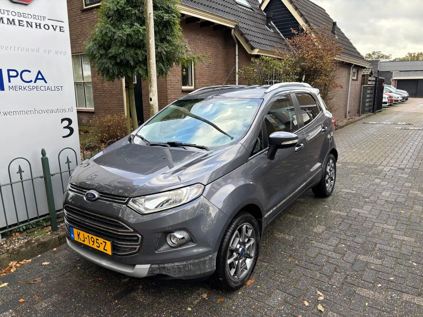 Ford EcoSport 1.0 EcoBoost Titanium Alu wielen/Airco-Ecc/Dakrail Gris - 2