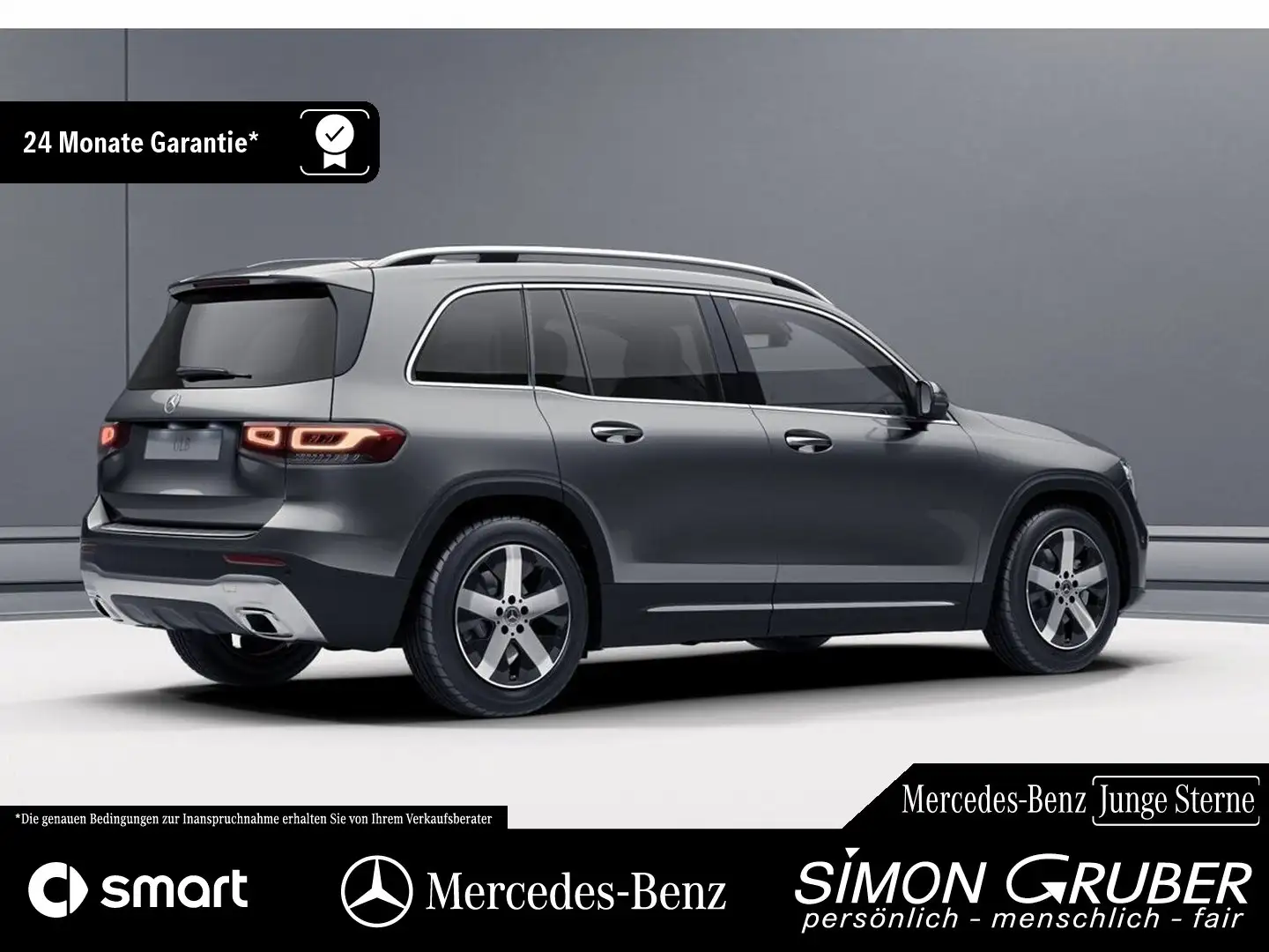 Mercedes-Benz GLB 220 d 4M Prog Pano AHK HUD Burm 360 7-Sitzer Grau - 2