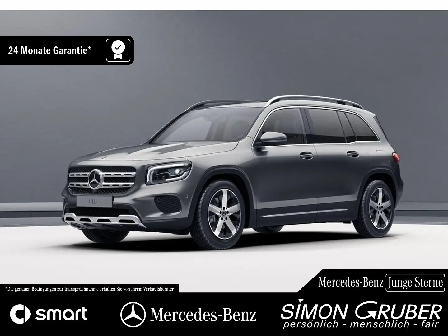 Mercedes-Benz GLB 220 d 4M Prog Pano AHK HUD Burm 360 7-Sitzer Grau - 1