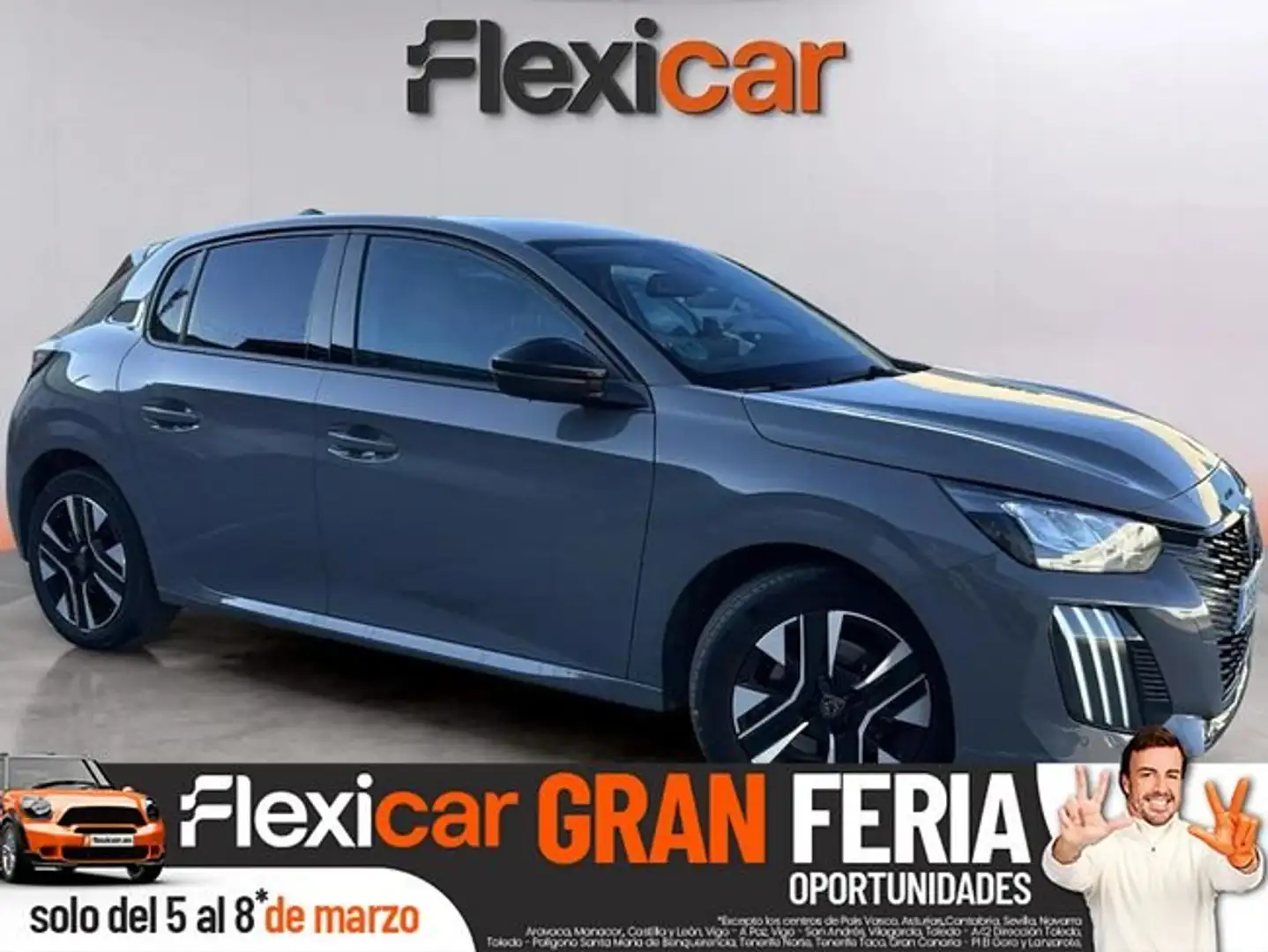 Peugeot 208 1.2 Puretech S&S Allure 100 Grau - 1