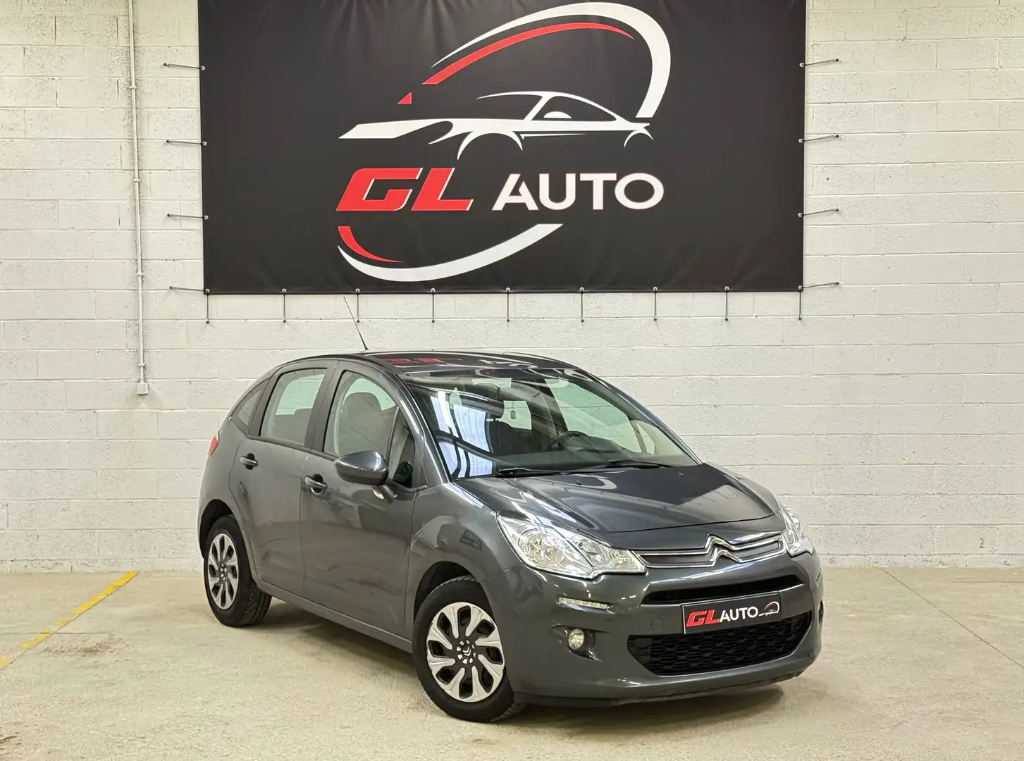 Citroen C3 1.2 BENZINE ** 127634 KM ** AIRCO ** EURO 6B ** Gris - 2