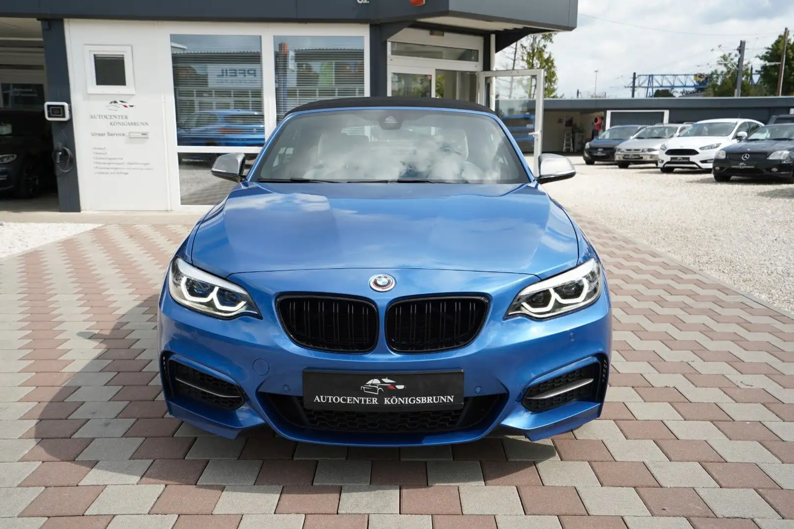 BMW 240 Cabrio*2.Hand*Kamera*H&K*Leder*LED*Spur* Blauw - 2