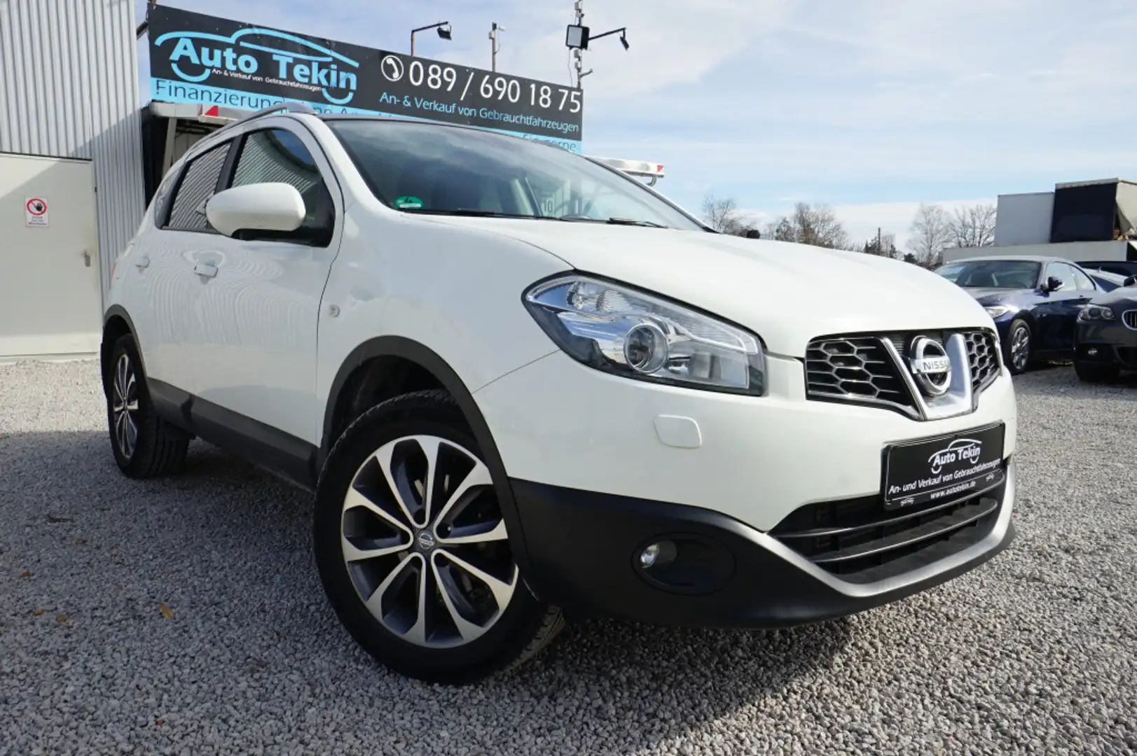 Nissan Qashqai I-Way |aus 1.Hand| |360°Camera| |Pano| Blanc - 1
