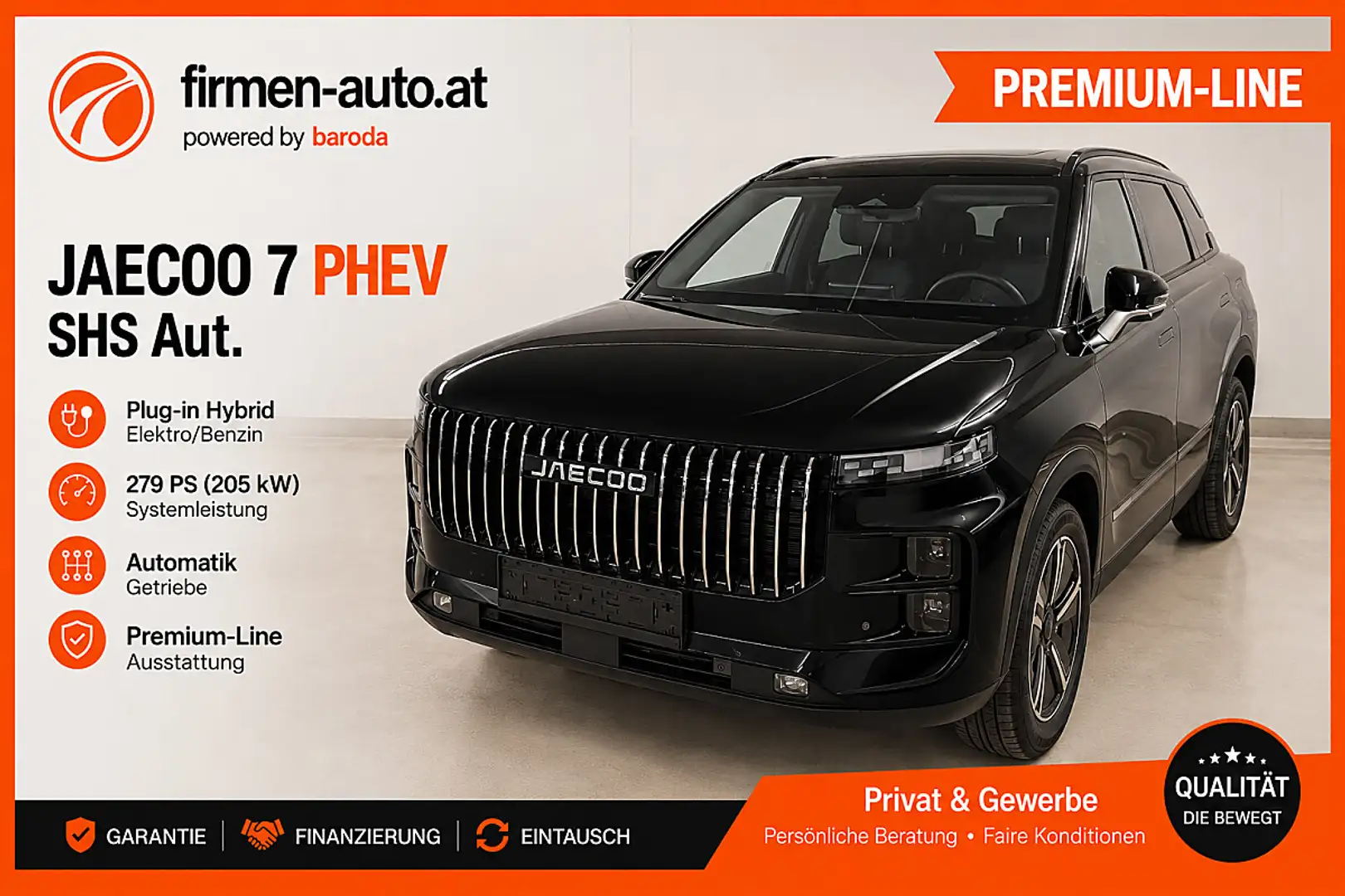 Jaecoo J7 7 PHEV Premium Line Aut. Schwarz - 1