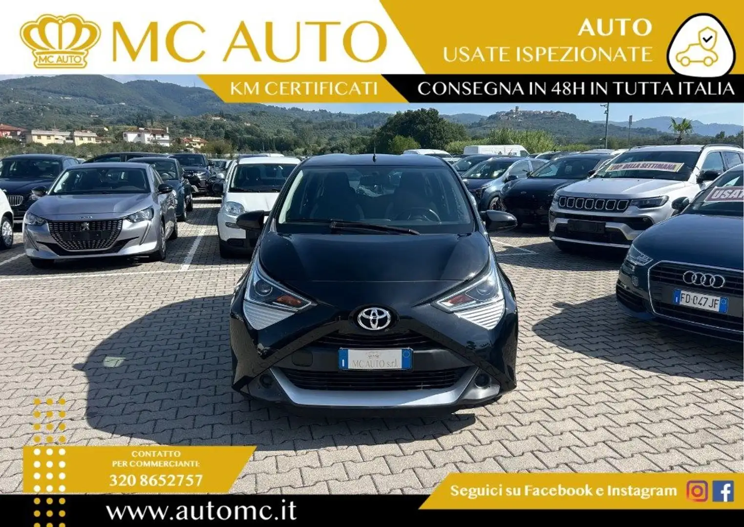 Toyota Aygo Connect 1.0 VVT-i 72CV 5 porte PROMO CON FINAZIAME Noir - 2
