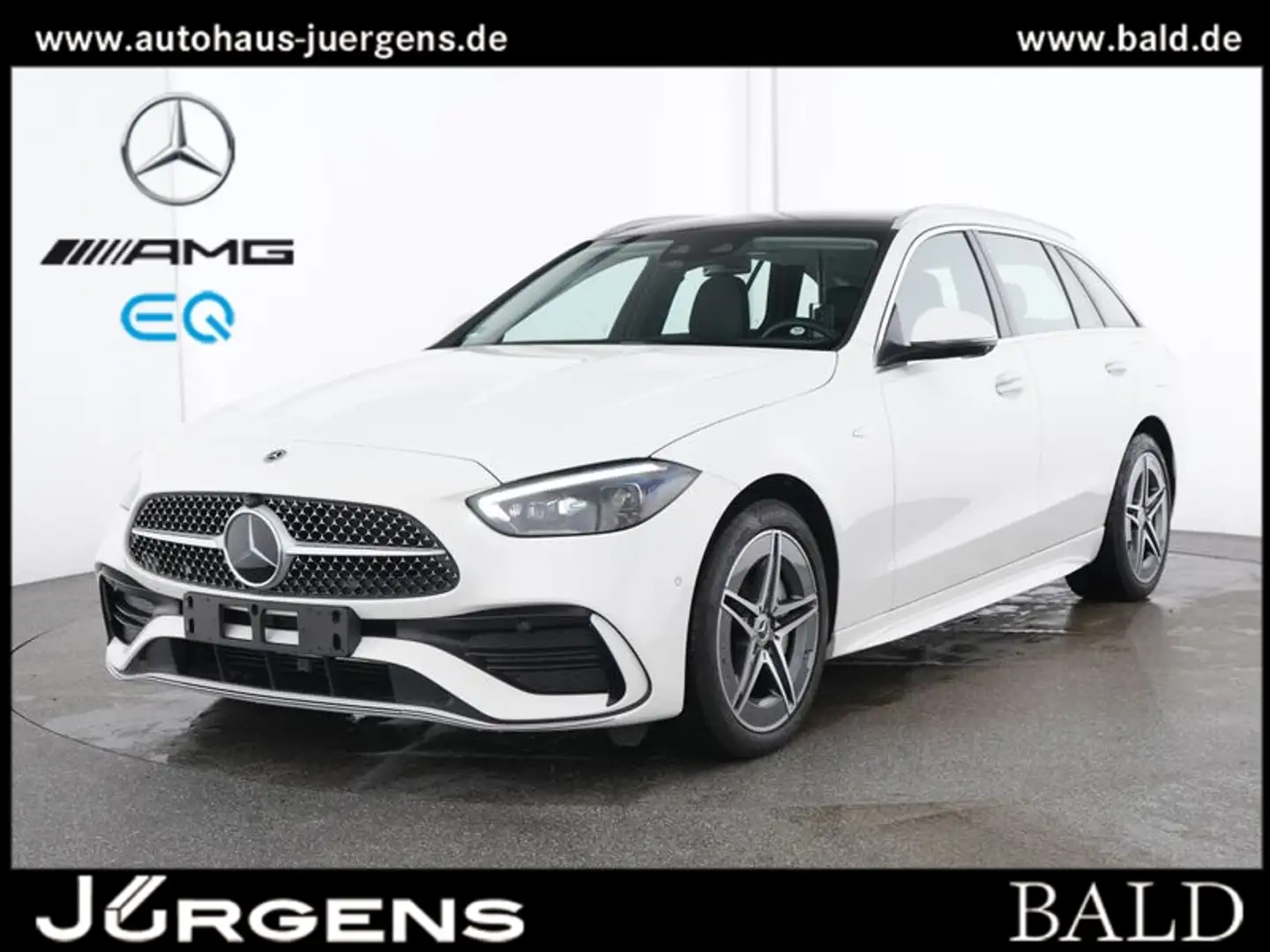 Mercedes-Benz C 300 e T AMG-Sport/DIGITAL/360/Pano/AHK/Distr Weiß - 1