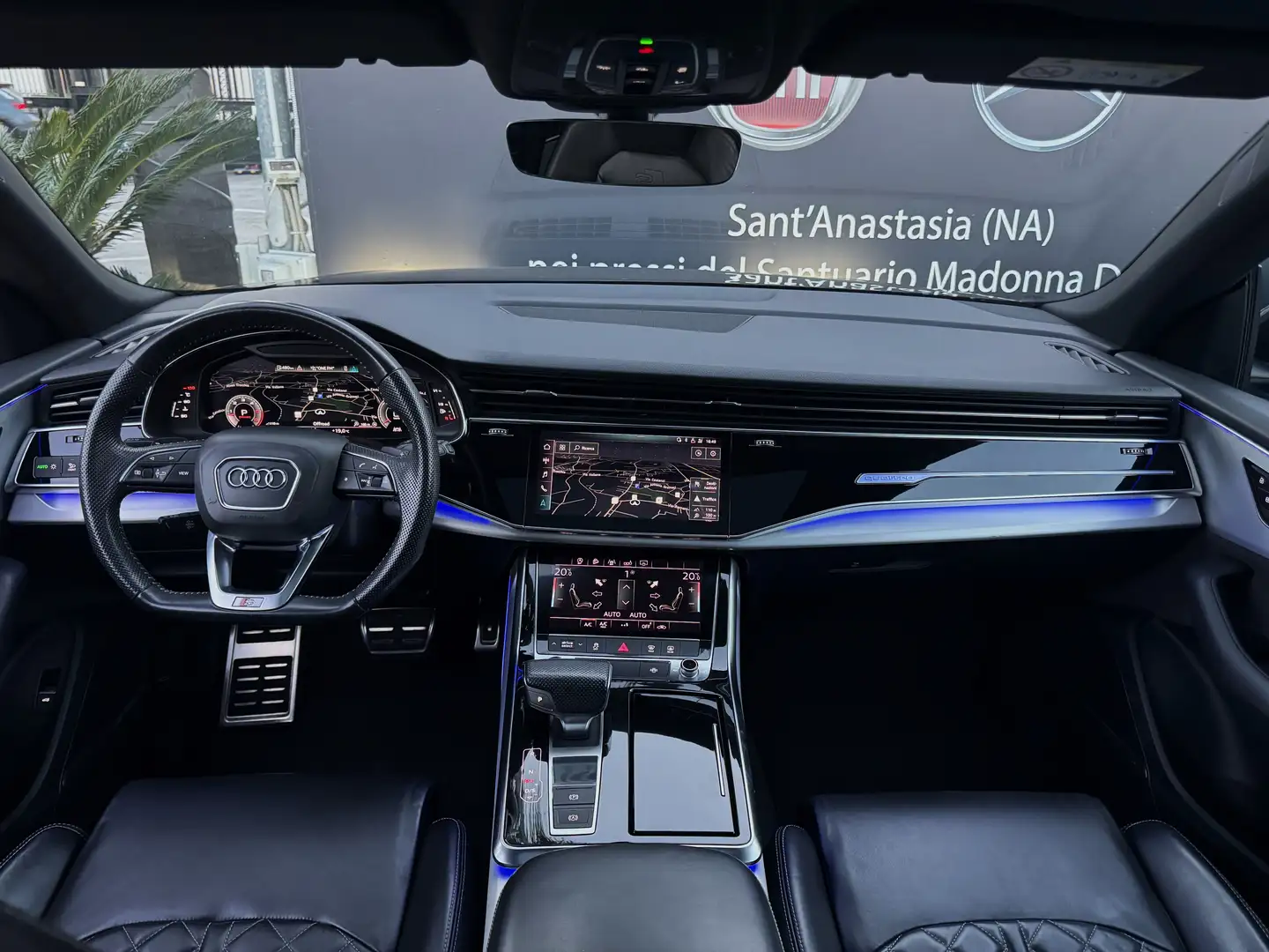 Audi Q8 50 TDI MEHV Quatt S tronic S line 286CV TETTO B&O Nero - 2