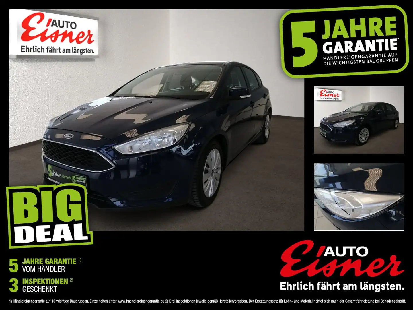 Ford Focus 1.0 ECOBOOST TREND BIG DEAL Bleu - 1