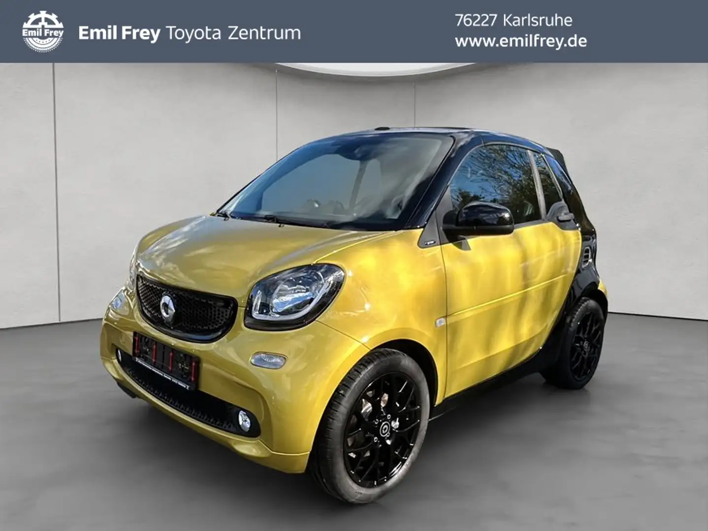 smart forTwo fortwo cabrio Prime, Tempomat, Klima, Shzg Amarillo - 1