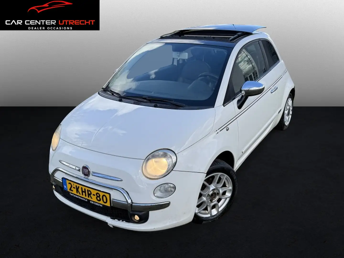 Fiat 500 1.3 JTD Lounge pano airco diesel Білий - 1