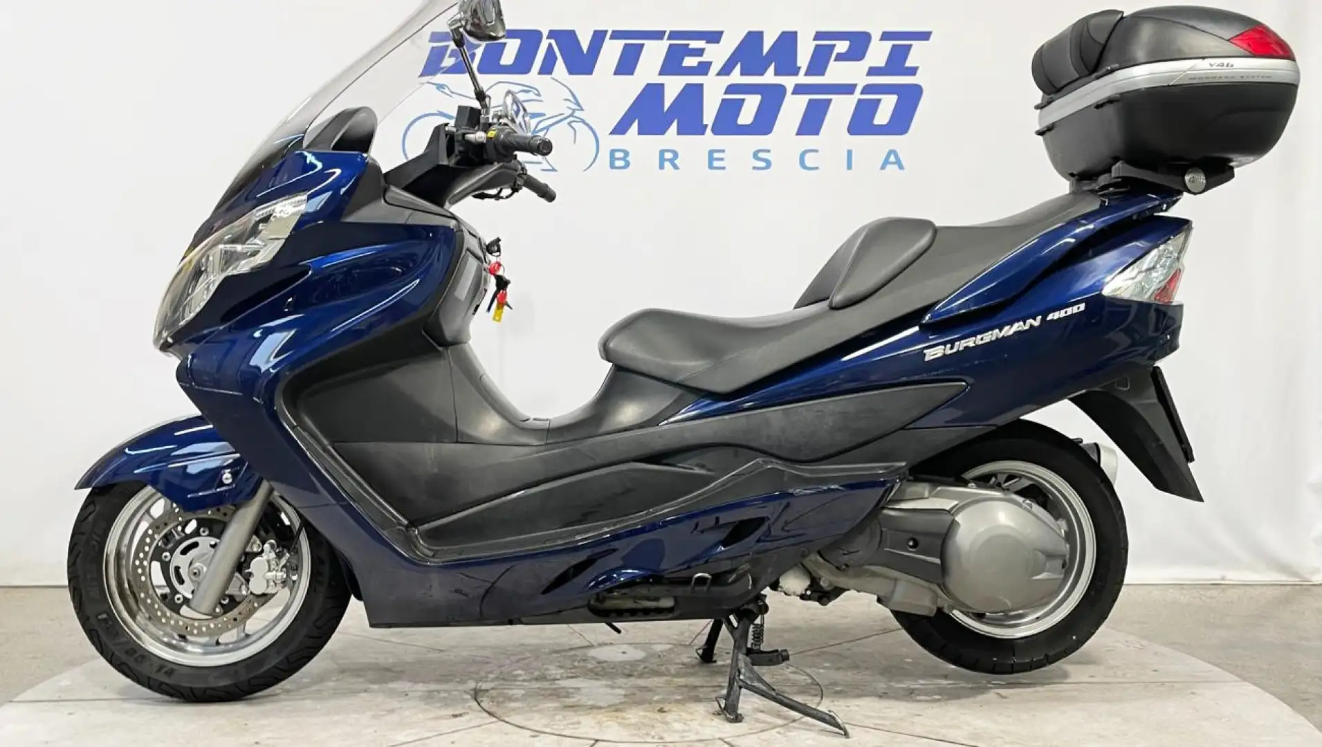 Suzuki Burgman AN 400 2007 +  BAULETTO Blu/Azzurro - 2
