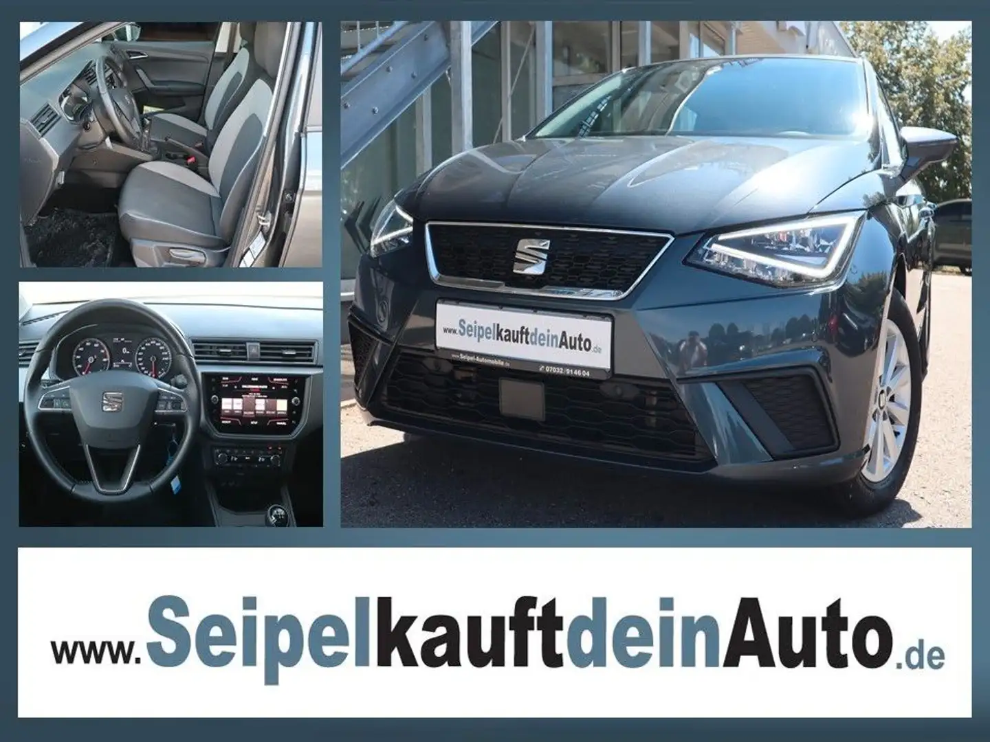SEAT Ibiza Style 1.0 TSI*Kamera*LED*Navi*SHZ*Limiter* Grau - 1