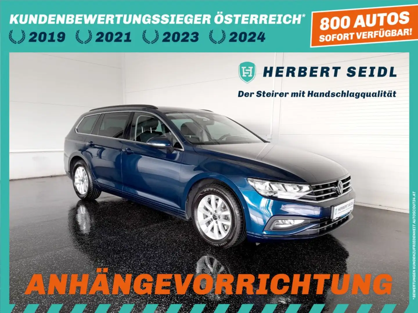 Volkswagen Passat Variant BUSINESS 2,0 TDI DSG Blau - 1