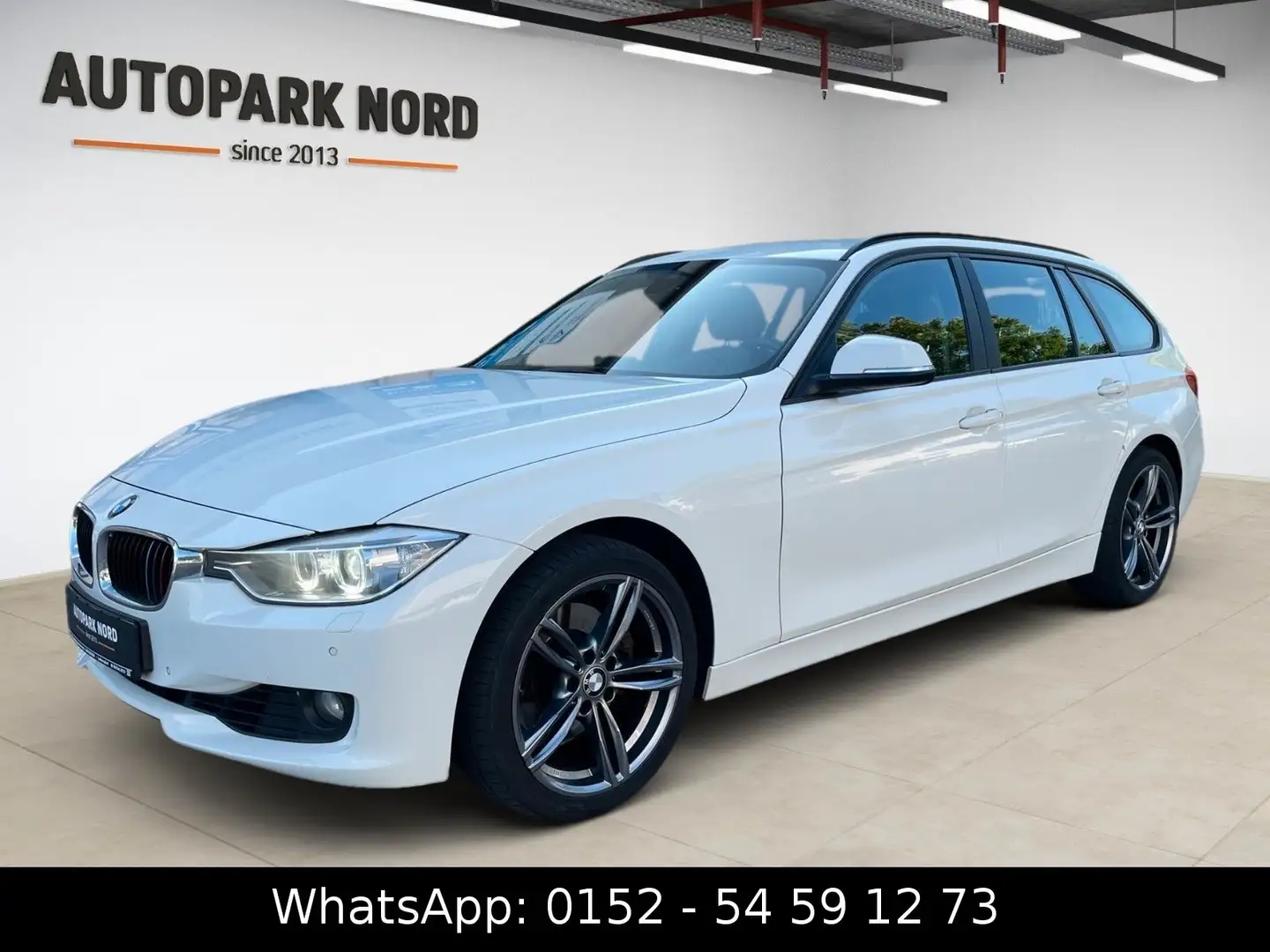 BMW 330 d Touring Aut./AHK/LEDER/HUD/SHZ/TEMP/PDC Weiß - 1