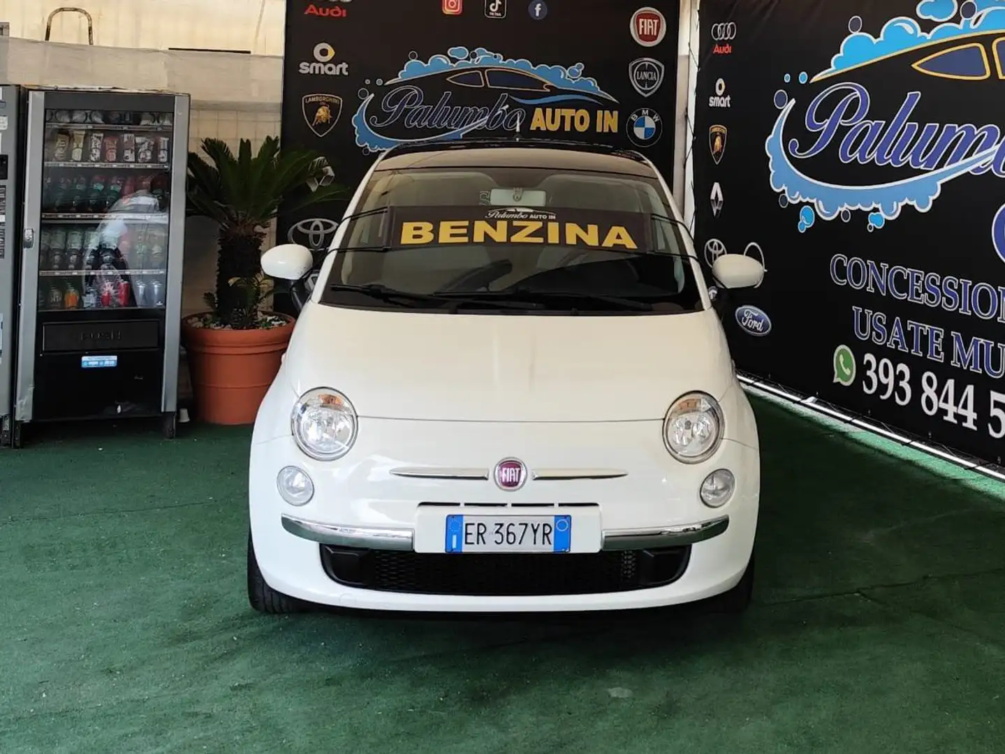 Fiat 500 500 1.2 Lounge 69cv Blanc - 2