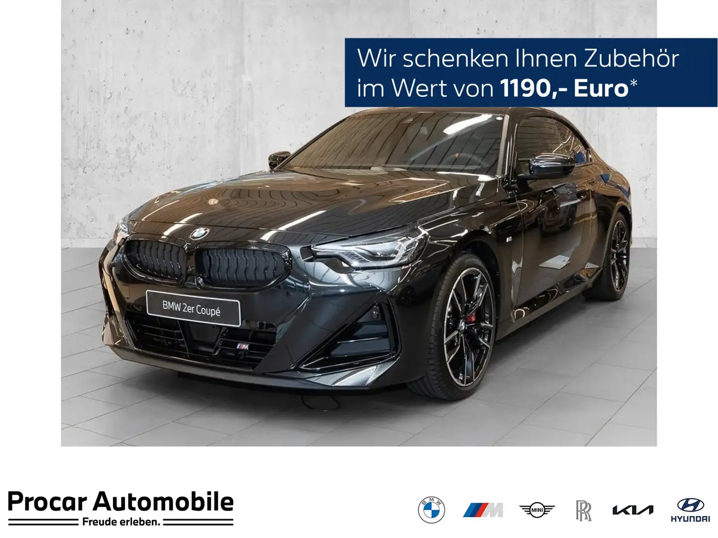BMW 240 M240i xDrive M Sport Pro AHK GSD RFK E-Sitz Negru - 1