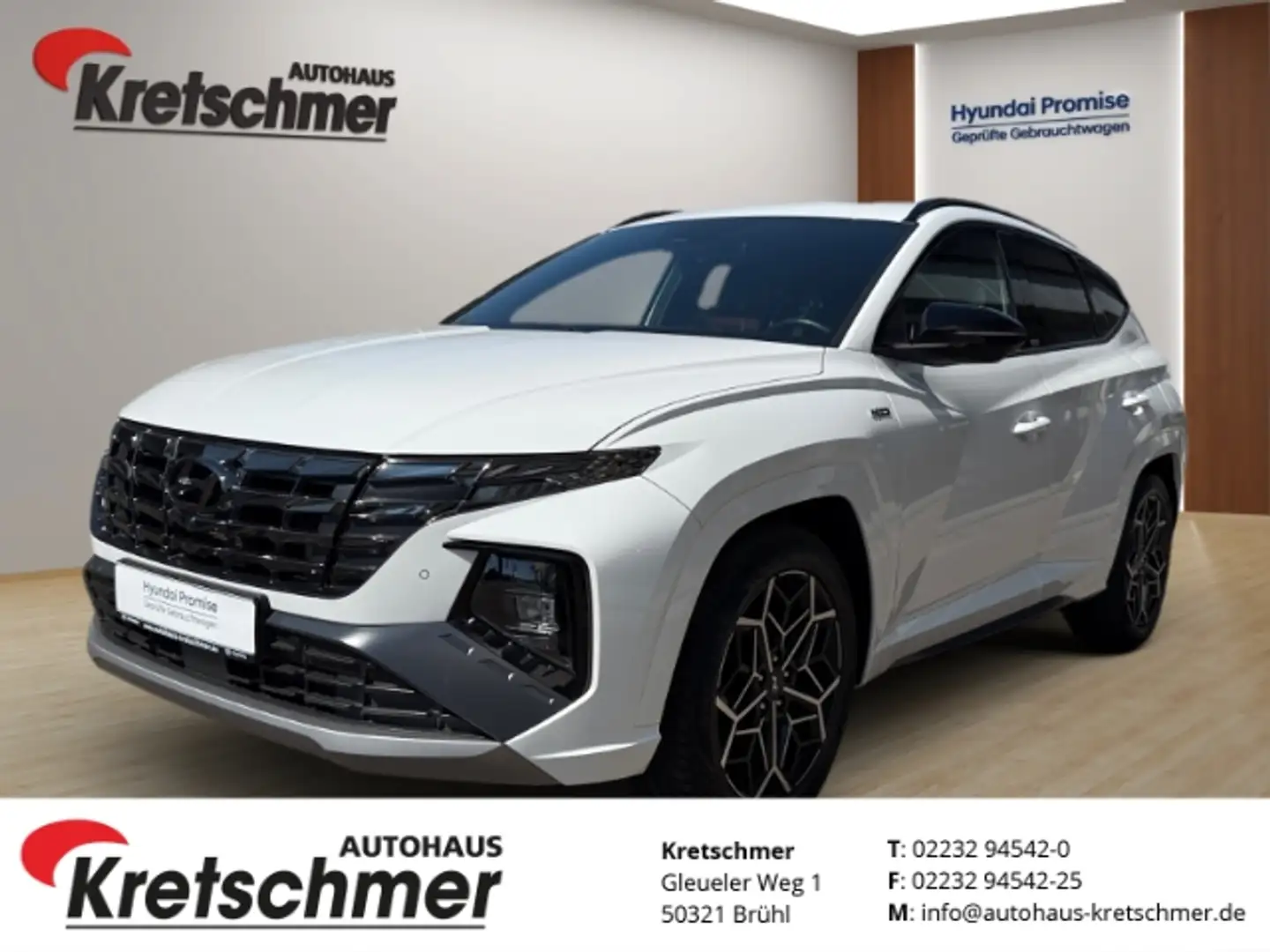 Hyundai TUCSON N Line 2WD 1.6  *SITZ-PAKET*NAVI*LED*KRELL*GARANTI Weiß - 1