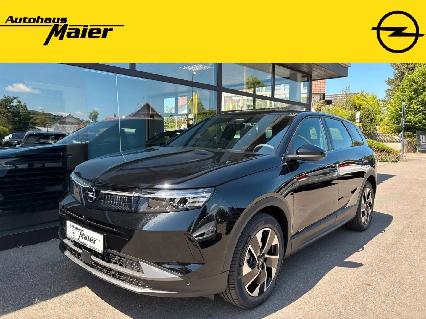 Opel Grandland X Grandland 1.2 MHEV Edition RFK+NAVI+KLIMAAUT+LHZ Schwarz - 1