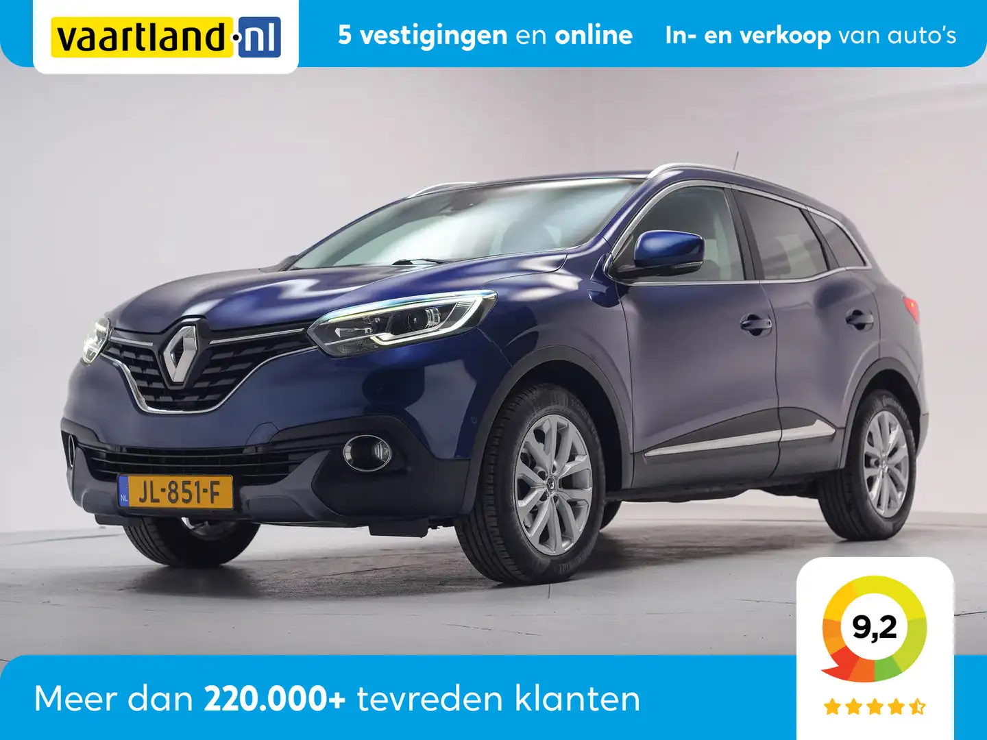 Renault Kadjar 1.2 TCe Intens [ Climate control trekhaak half led Bleu - 1