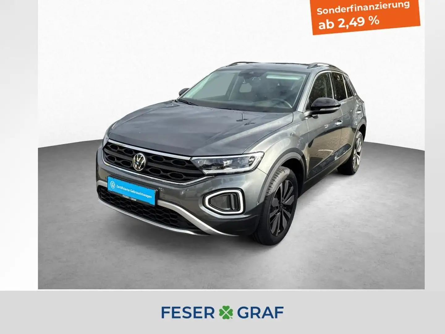 Volkswagen T-Roc GOAL 2.0l TDI 6-Gang NAVI LED Grau - 1