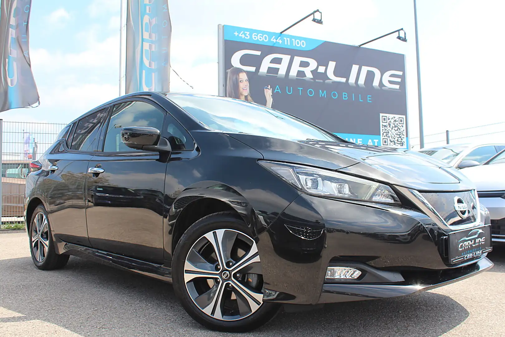 Nissan Leaf Tekna 40kWh Schwarz - 1