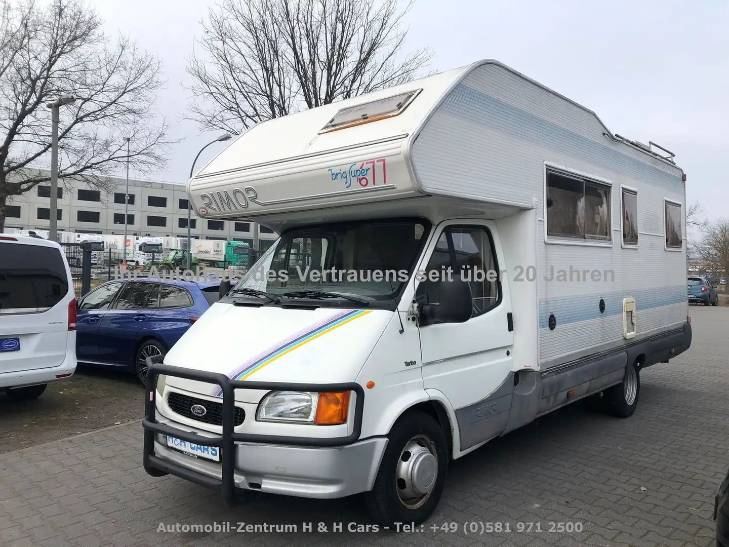 Ford Transit Wohnmobil Rimor Typ BrigSuper 677 Alkove Weiß - 1