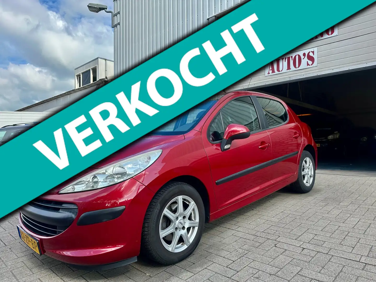 Peugeot 207 1.4 VTi Cool 'n Blue | Airco | Trekhaak | Cruise Rood - 1