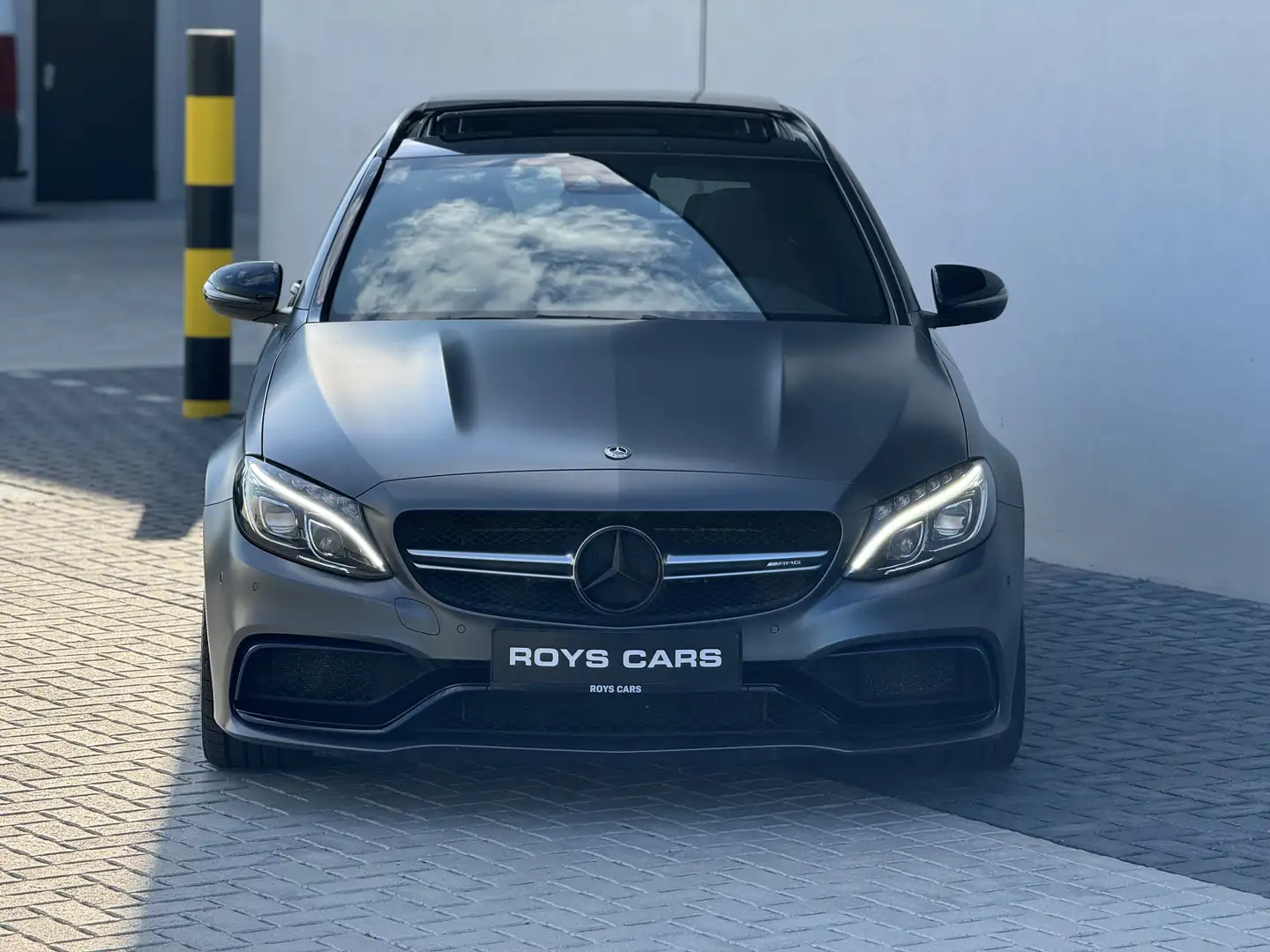 Mercedes-Benz C 63 AMG T -PANO/BUCKET SEATS/BURMESTER/KEYLESS Gris - 2