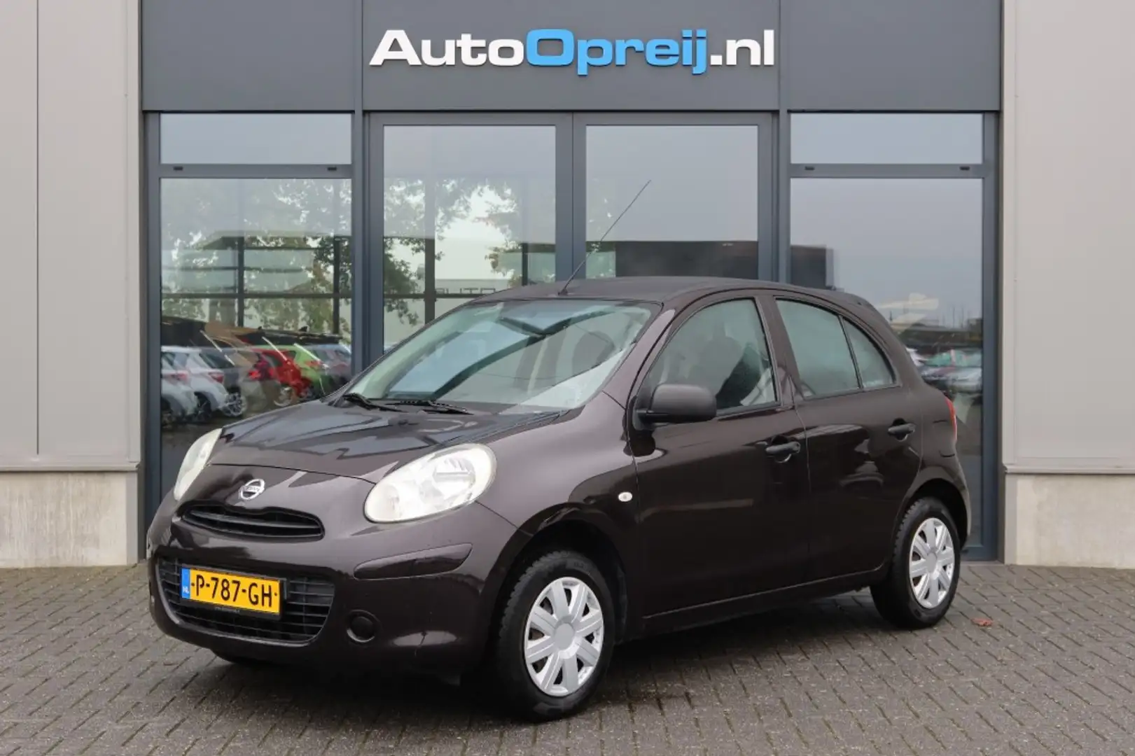 Nissan Micra 1.2 Visia Pack 5drs. Airco Paars - 1